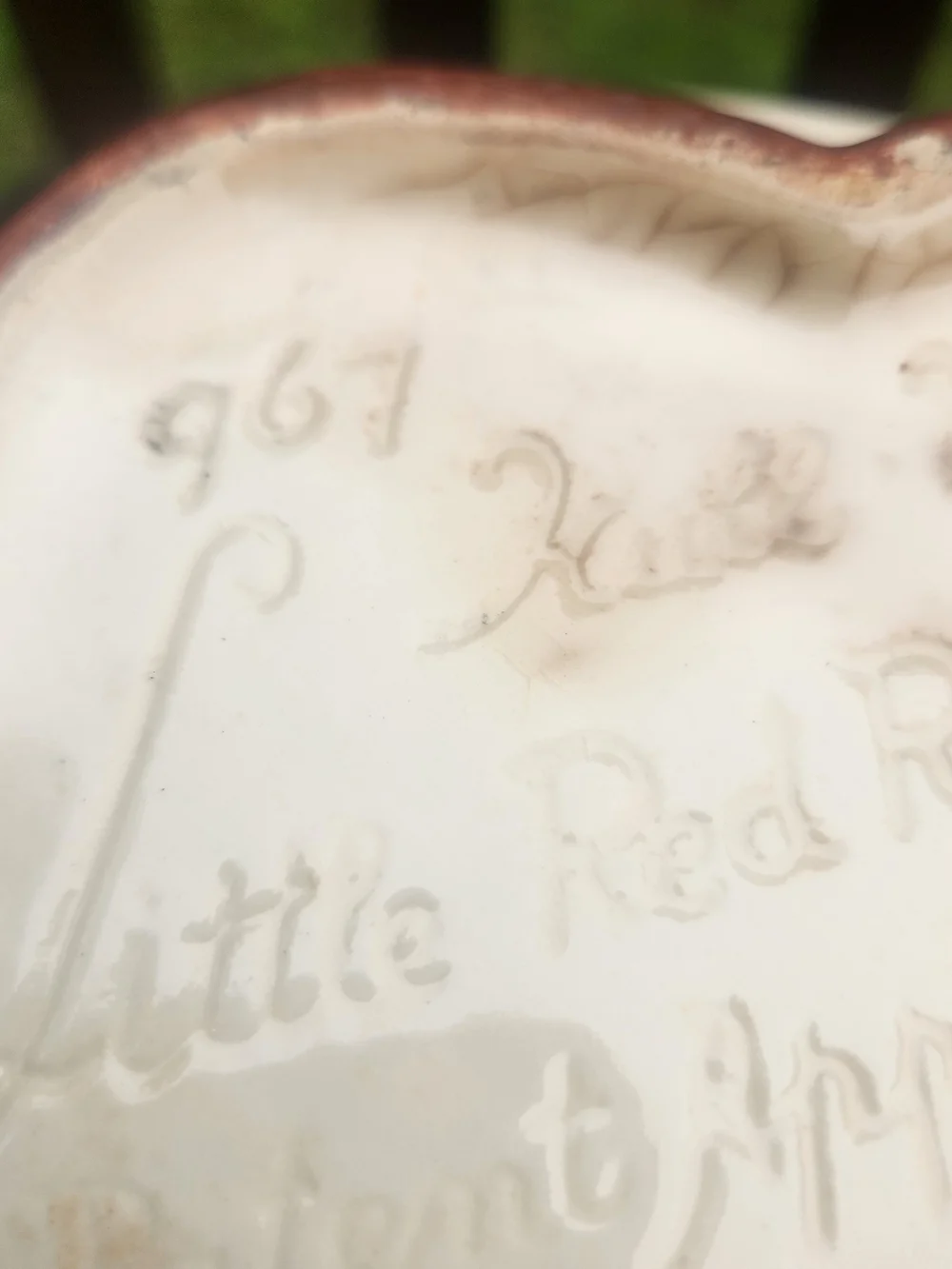 Vintage Hull Pottery / Hull Ware Little Red Riding Hood Cookie Jar #967